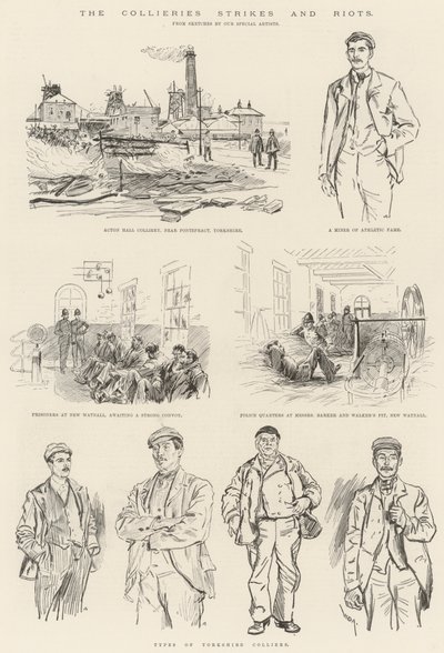 The Collieries Strikes and Riots by Melton Prior